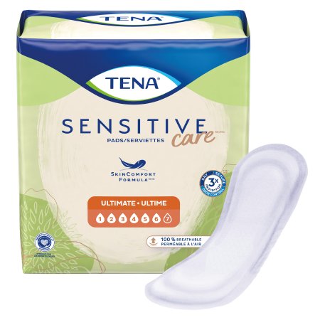 Bladder Control Pad TENA® Intimates™ Ultimate 16 Inch Length Heavy Absorbency Dry-Fast Core™ One Size Fits Most