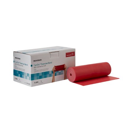 Exercise Resistance Band McKesson CanDo® Red 5 Inch X 6 Yard Light Resistance