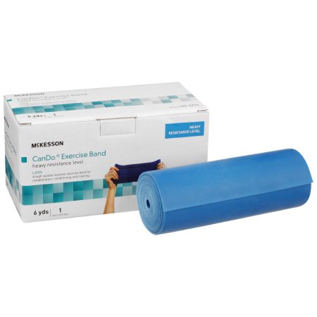 Exercise Resistance Band McKesson CanDo® Blue 5 Inch X 6 Yard Heavy Resistance