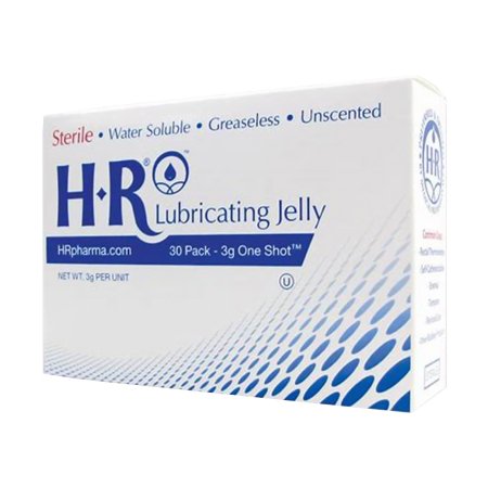 Lubricating Jelly HR® One Shot® 3 Gram Individual Packet Sterile
