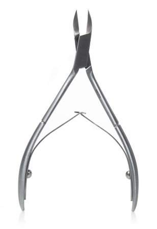 Tissue / Cuticle Nipper McKesson Argent™ Angled Jaws 11 mm X 4-1/2 Inch Length Stainless Steel