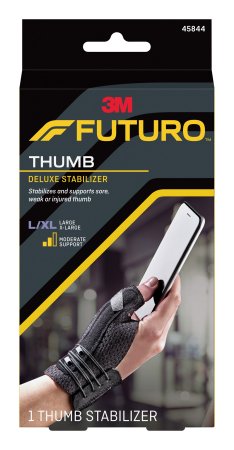 Thumb Stabilizer 3M™ Futuro™ Deluxe Adult Large / X-Large Lacing System Left or Right Hand Black