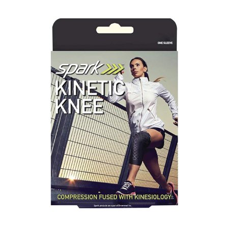 Knee Sleeve Spark Kinetic Knee Large Pull-On 16 to 18 Inch Knee Circumference Left or Right Knee