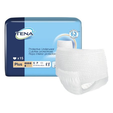 Unisex Adult Absorbent Underwear TENA ProSkin™ Plus Protective Pull On with Tear Away Seams 2X-Large Disposable Moderate Absorbency