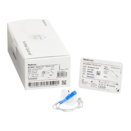 Infusion Set MiniMed® Quick-set® 6 mm 23 Inch Tubing Without Port