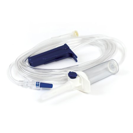 Primary IV Administration Set TrueCare™ Gravity 1 Port 20 Drops / mL Drip Rate 15 Micron Filter 92 Inch Tubing Solution