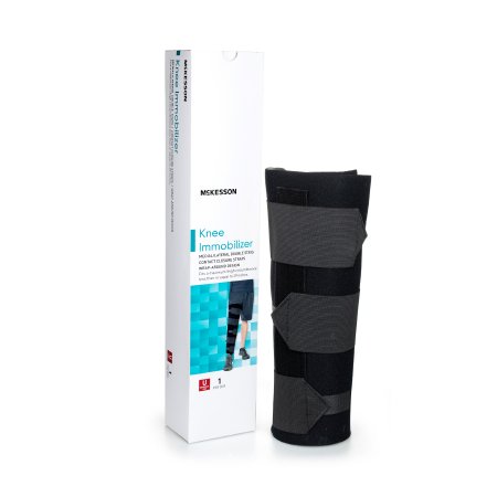 Knee Immobilizer McKesson One Size Fits Most Up to 29 Inch Thigh Circumference 14 Inch Length Left or Right Knee