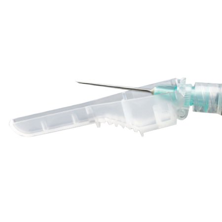 Safety Hypodermic Needle McKesson Prevent® 1/2 Inch Length 27 Gauge Regular Wall Hinged Safety Needle