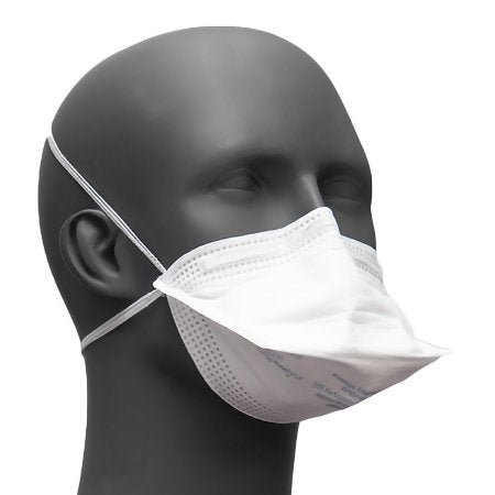 Particulate Respirator / Surgical Mask ProGear® Medical N95 Flat Fold Pouch Elastic Strap Small White NonSterile ASTM Level 3 Adult
