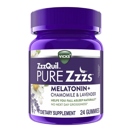 Sleep Aid ZzzQuil PURE Zzzs™ 24 per Bottle Gummy