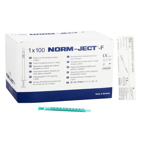 Tuberculin Syringe Norm-Ject® 1 mL Luer Slip Tip Without Safety