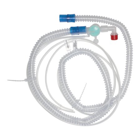 Ventilator Circuit Corrugated Tube 72 Inch Tube Single Limb Adult Without Breathing Bag Single Patient Use Active Circuit