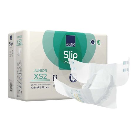 Unisex Youth Incontinence Brief Abena® Slip Premium Junior XS2 X-Small Disposable Heavy Absorbency