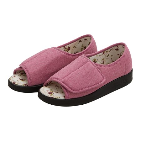 Shoe Silverts® Size 7 Female Adult Misty Rose