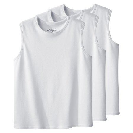 Adaptive Undershirt Silverts® X-Large White Without Pockets Sleeveless Female