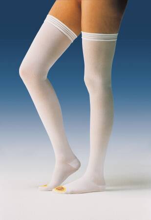 Anti-embolism Stocking JOBST® Anti-Em/GPT™ Thigh High Medium / Long White Inspection Toe