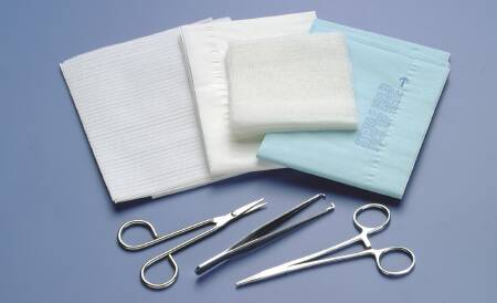 Laceration Tray With Instruments Sterile