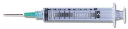 Standard Hypodermic Syringe with Needle PrecisionGlide™ 10 mL 1 Inch 21 Gauge NonSafety Thin Wall