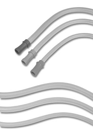 Suction Connector Tubing 6 Foot Length 0.25 Inch I.D. Sterile Female Connector Clear Smooth OT Surface NonConductive Plastic