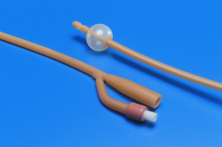 Foley Catheter Kenguard™ 2-Way Standard Tip 5 cc Balloon 14 Fr. Silicone Oil Coated Latex