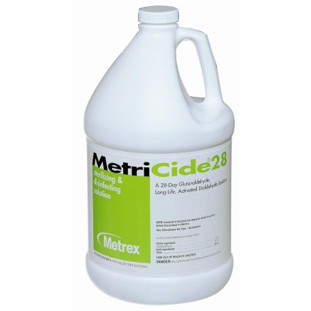 Glutaraldehyde High-Level Disinfectant MetriCide™ 28 Activation Required Liquid 1 gal. Jug Max 28 Day Reuse