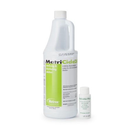 Glutaraldehyde High-Level Disinfectant MetriCide™ 28 Activation Required Liquid 32 oz. Bottle Max 28 Day Reuse