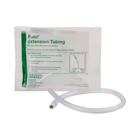 Tube, Leg Bag Extension Bard® 18 Inch Tube and Adapter, Reusable, Nonsterile