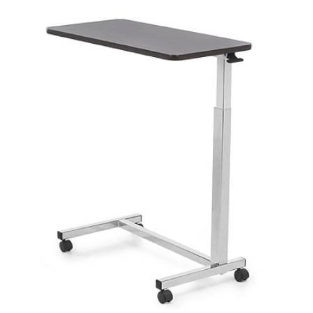 Overbed Table Auto-Touch Non-Tilt Spring Assisted Lift 29 to 45 Inch Height Range