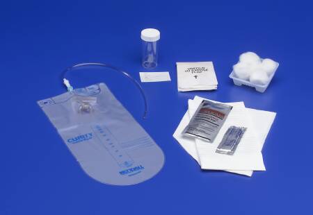 Intermittent Catheter Tray Curity™ Closed System / Urethral 14 Fr. Without Balloon Vinyl
