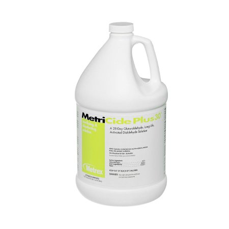Glutaraldehyde High-Level Disinfectant MetriCide Plus 30® Activation Required Liquid 1 gal. Jug Max 28 Day Reuse