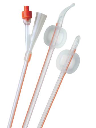 Foley Catheter Cysto-Care® 2-Way Standard Tip 15 cc Balloon 18 Fr. Silicone