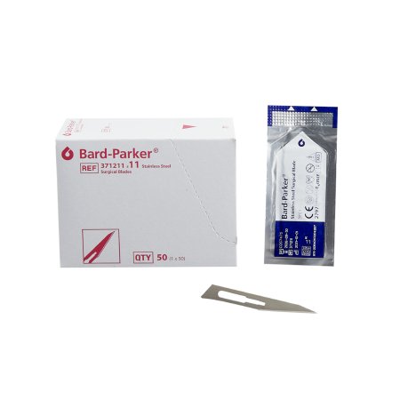 Surgical Blade Bard-Parker® Stainless Steel No. 11 Sterile Disposable Individually Wrapped