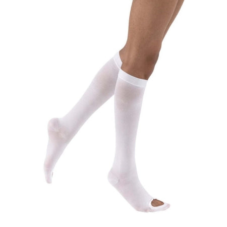 Anti-embolism Stocking JOBST® Anti-Em/GPT™ Knee High Large / Long White Inspection Toe