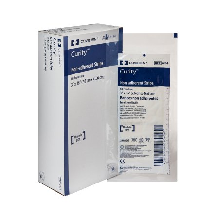 Oil Emulsion Impregnated Dressing Curity™ Rectangle 3 X 16 Inch Sterile