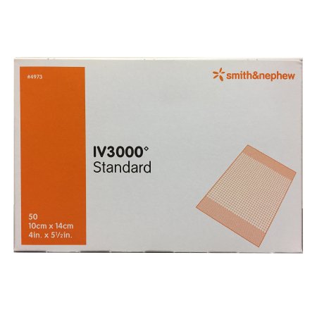 Catheter Securement Dressing IV3000™ Film 4 X 5 Inch Sterile