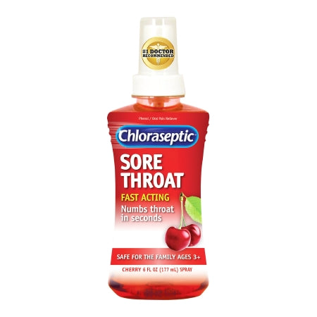 Sore Throat Relief Chloraseptic® 1.4% Strength Oral Spray 6 oz.