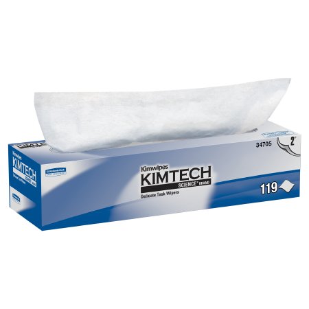 Delicate Task Wipe Kimtech Science Kimwipes Light Duty White NonSterile 2 Ply Tissue 11-4/5 X 11-4/5 Inch Disposable