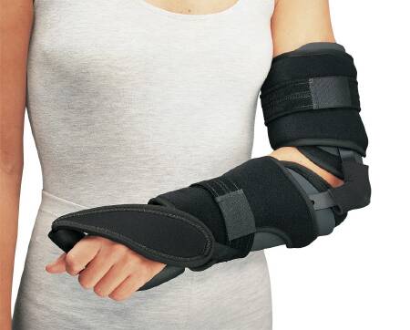 Elbow Immobilizer ElbowRANGER® Medium Contact Closure 11-1/2 to 14-1/2 Inch Circumference Black