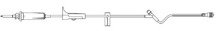 IV Pump Set BBraun™ Pump 1 Port 15 Drops / mL Drip Rate Without Filter 106 Inch Tubing Solution