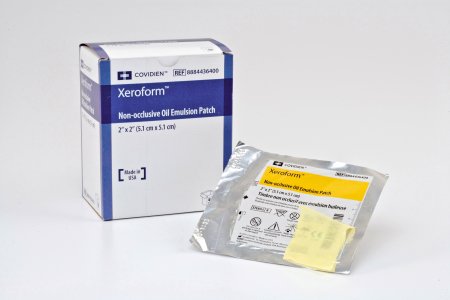 Xeroform Petrolatum Impregnated Dressing Xeroform™ Non-occlusive Rectangle 2 X 2 Inch Sterile