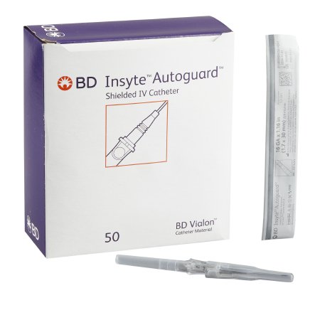 Peripheral IV Catheter Insyte™ Autoguard™ 16 Gauge 1.16 Inch Retracting Safety Needle
