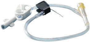 Huber Infusion Set Kawasumi 22 Gauge 1 Inch 8 Inch Tubing Without Port