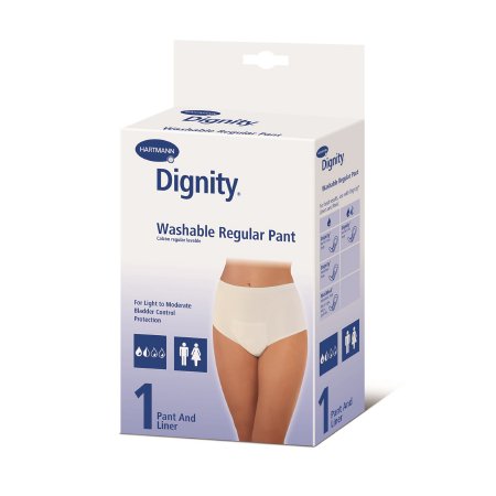 Dignity® Protective Underwear with Liner Unisex Cotton / Polyester Small Pull On Reusable