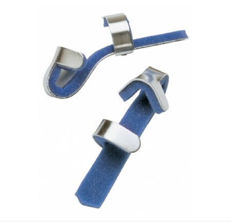 Finger Splint ProCare® Medium Fold-Over Left or Right Hand Blue / Silver