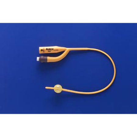 Foley Catheter Rusch Gold® 2-Way Standard Tip 3 cc Balloon 8 Fr. Silicone Coated Latex