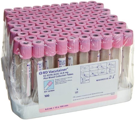 BD Vacutainer® Venous Blood Collection Tube K2 EDTA Additive 6 mL BD Hemogard™ Closure Plastic Tube