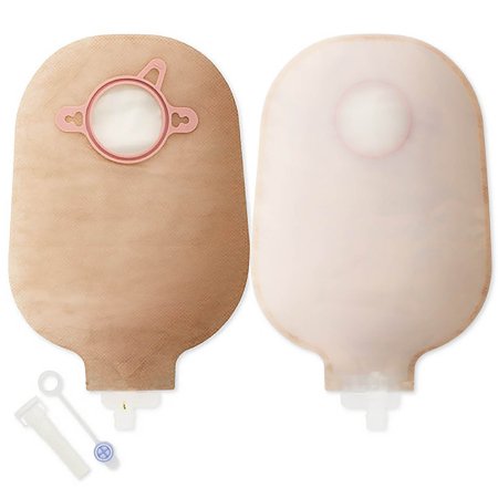 Urostomy Pouch New Image™ Two-Piece System 9 Inch Length, Maxi 2-1/4 Inch Stoma Drainable