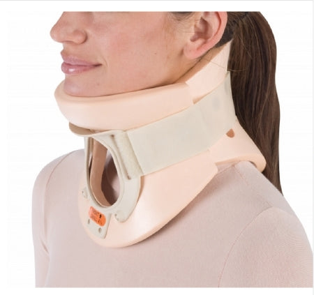 Rigid Cervical Collar ProCare® California Preformed Adult Large Two-Piece / Trachea Opening 4-1/4 Inch Height 16 to 19 Inch Neck Circumference