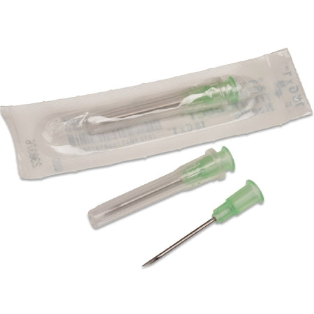 Hypodermic Needle Monoject™ SoftPack 1 Inch Length 25 Gauge Regular Wall Without Safety