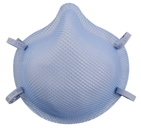 Particulate Respirator / Surgical Mask Moldex® Medical N95 Cup Elastic Strap Medium Blue NonSterile ASTM Level 3 Adult